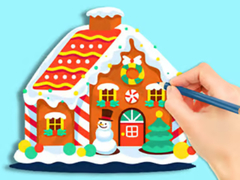 Lalao Coloring Book: Gingerbread Hut