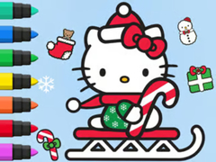 Lalao Coloring Book: Hello Kitty Christmas