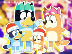 Lalao Jigsaw Puzzle: Bluey Family Xmas Eve