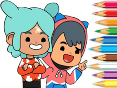 Lalao Coloring Book: Toca Boca Friends