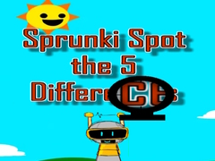 Lalao Sprunki Spot the 5 Differences