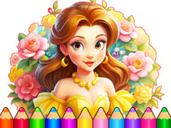 Lalao Coloring Book: Flower Dress Up