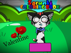 Lalao Sprunki Valentine Coloring book