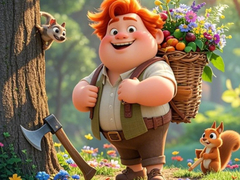 Lalao Find The Differences: The Honest Woodcutter