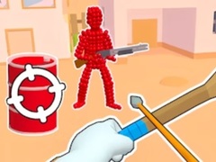 Lalao Stickman Archer Shooting Arrows at Reds