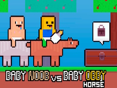Lalao Baby Noob vs Baby Obby Horse