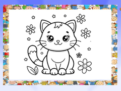 Lalao Beautiful Cats Coloring Book