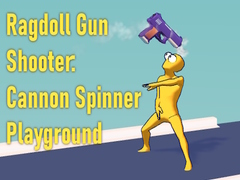 Lalao Ragdoll Gun Shooter: Cannon Spinner Playground