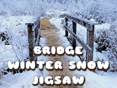 Lalao Bridge Winter Snow Jigsaw