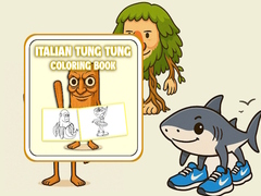 Lalao Tung Tung Sahur Coloring Book