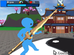 Lalao Obby Stickman  On Swords
