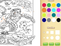 Lalao Sea Animal Coloring Book