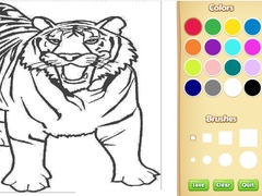 Lalao Tiger Coloring Book