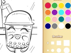 Lalao Boba Tea Coloring Book for Kids