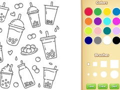 Lalao Cute Boba Coloring Book for Kids
