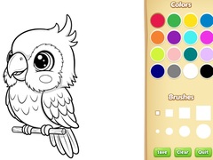Lalao Kawaii Animal Coloring Book