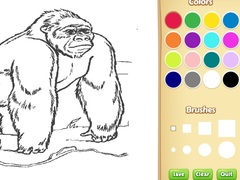 Lalao Zoo Animals Coloring Book for Kids