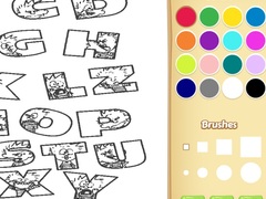 Lalao Alphabet Animal Coloring Book for Kids