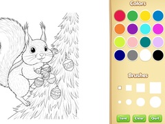 Lalao Christmas Animal Coloring Book for Kids
