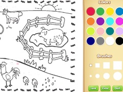 Lalao Farming Coloring Book For Kids