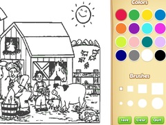 Lalao Farm Coloring Book For Kids