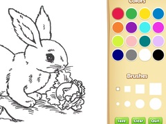 Lalao Bunny Coloring Book For Kids