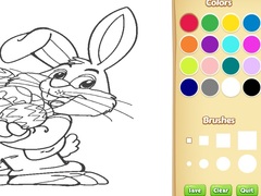 Lalao Easter Bunny Coloring Book for Kids
