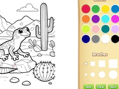 Lalao Desert Animals Coloring Book for Kids