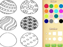 Lalao Easter Eggs Coloring Book for Kids