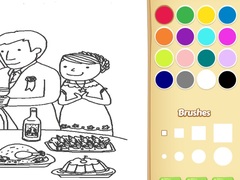 Lalao Wedding Coloring Book for Kids