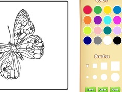 Lalao Butterflies Coloring Book for Kids