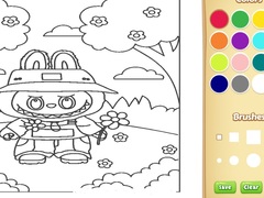 Lalao Labubu Coloring Book For Kids
