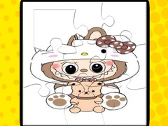 Lalao Labubu Jigsaw Puzzles for Kids Game