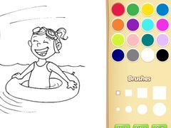 Lalao Summer Coloring Book For Kids