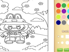 Lalao Cute Labubu Coloring Book for Kids