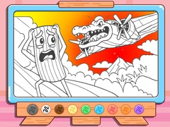 Lalao Coloring Book: Bombardino Crocodilo