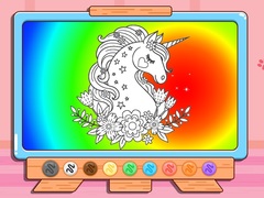 Lalao Coloring Book: Glitter Unicorn