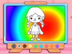 Lalao Coloring Book: Toca Boca Girl