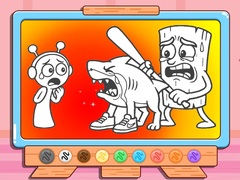 Lalao Coloring Book: Sprunki VS Tung Tung Sahur