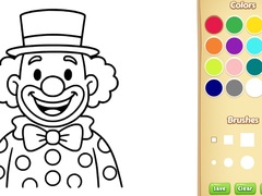 Lalao Clown Coloring Book
