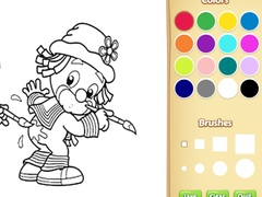 Lalao Clown Coloring Book For Adults