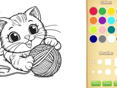 Lalao Cat Coloring Book