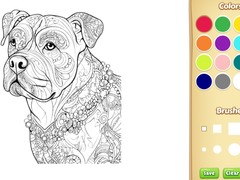Lalao Dog Coloring Book for Adults