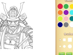 Lalao Samurai Coloring Book