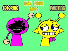 Lalao Coloring Baby Sprunk tapes Painting