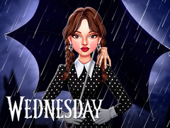 Lalao Celebrity Wednesday Addams Style