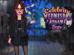 Lalao Celebrity Wednesday Addams Style