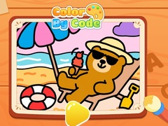 Lalao Color By Code: Chill Bear
