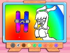 Lalao Coloring Book: Alphabet Lore H