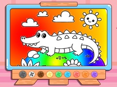Lalao Coloring Book: Crocodile